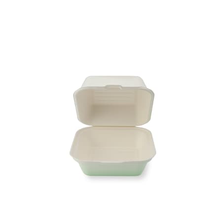 Stalk Market Small Hinged Container 6 x 6 in., 250PK B003